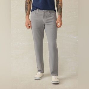 Faherty Stretch Terry 5-Pocket Athletic Fit Pant Mens Size 32x30